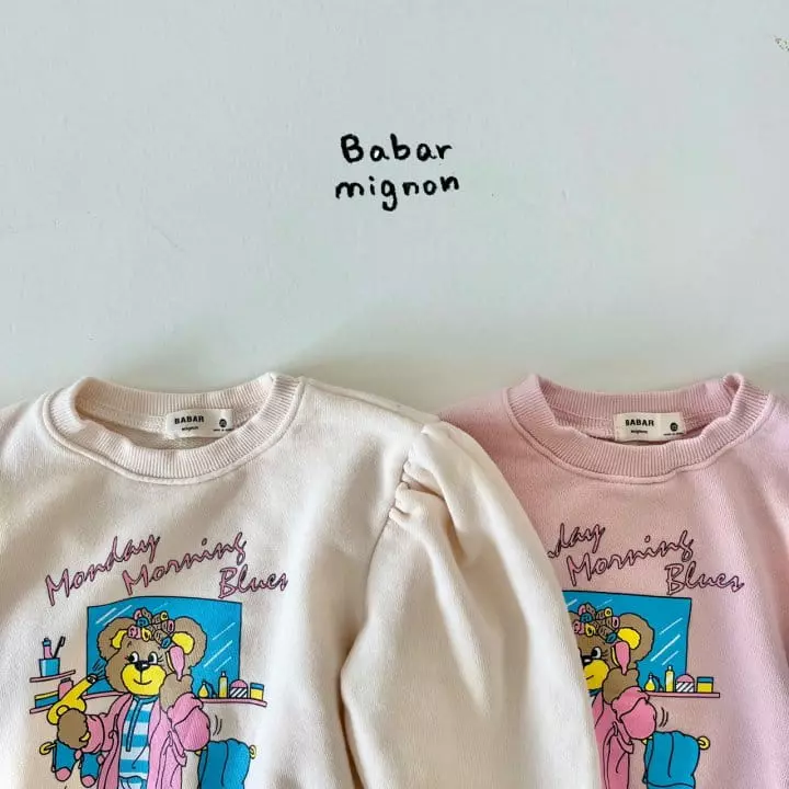 Babar Mignon - Korean Children Fashion - #fashionkids - Morning Puff Sweatshirt - 3