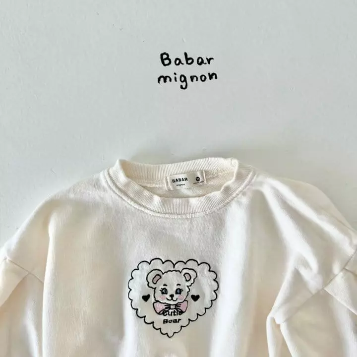 Babar Mignon - Korean Children Fashion - #kidsshorts - Cuty Bear Sweatshirt - 7