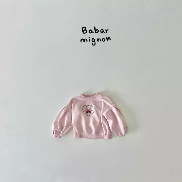 Babar Mignon - Korean Children Fashion - #kidsstore - Cuty Bear Sweatshirt - 8