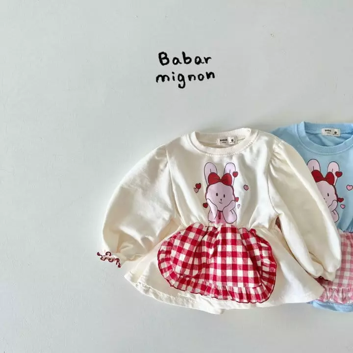 Babar Mignon - Korean Children Fashion - #kidsstore - Apron Sweatshirt - 2