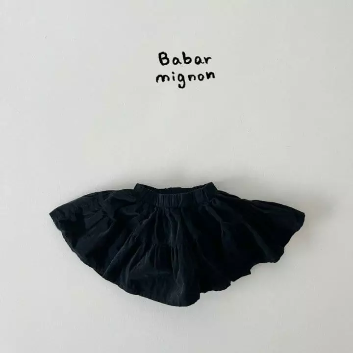 Babar Mignon - Korean Children Fashion - #kidzfashiontrend - Rib Cancan Skirt - 6