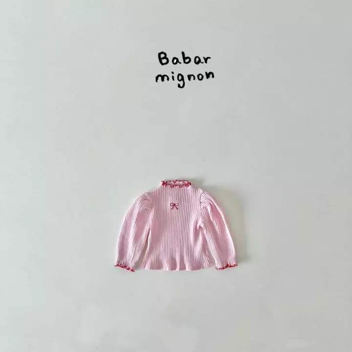Babar Mignon - Korean Children Fashion - #minifashionista - Ribbon Puff Tee - 8