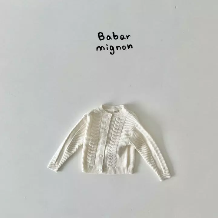 Babar Mignon - Korean Children Fashion - #magicofchildhood - Bosong Cardigan - 4