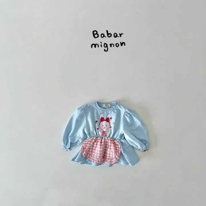 Babar Mignon - Korean Children Fashion - #prettylittlegirls - Apron Sweatshirt - 8