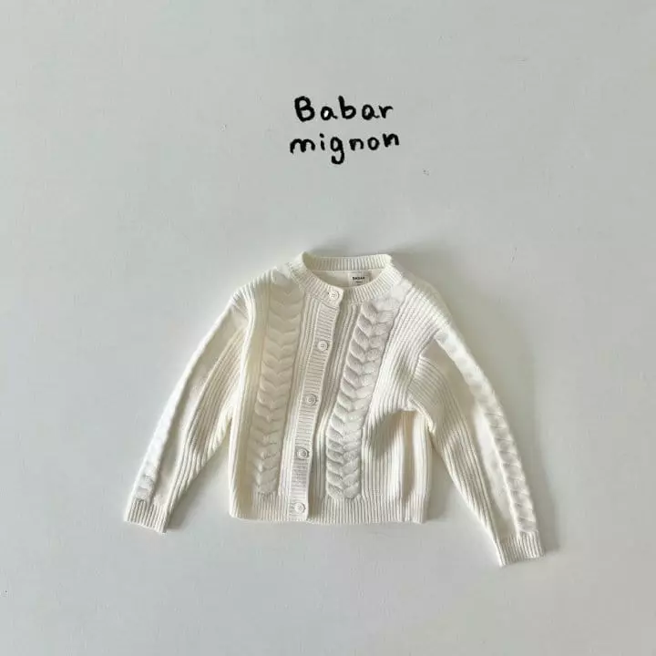 Babar Mignon - Korean Children Fashion - #prettylittlegirls - Bosong Cardigan - 5
