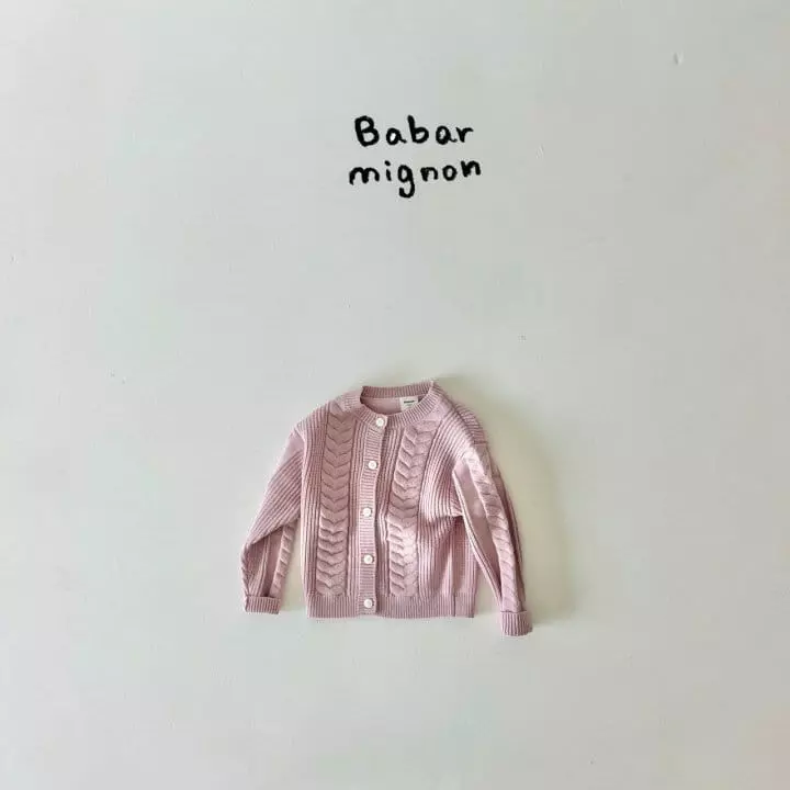 Babar Mignon - Korean Children Fashion - #stylishchildhood - Bosong Cardigan - 8