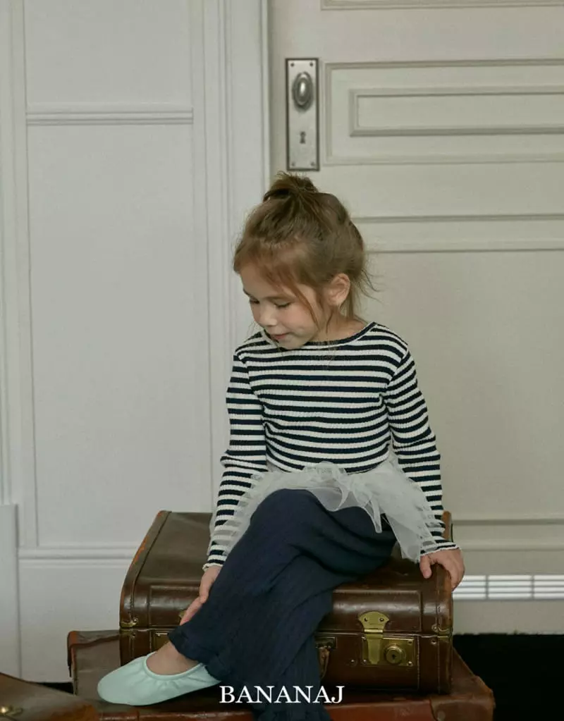 Banana J - Korean Children Fashion - #designkidswear - Twist Frill Pants - 10