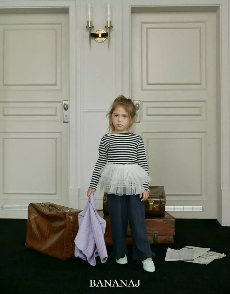 Banana J - Korean Children Fashion - #discoveringself - Som Stripes Tee - 7