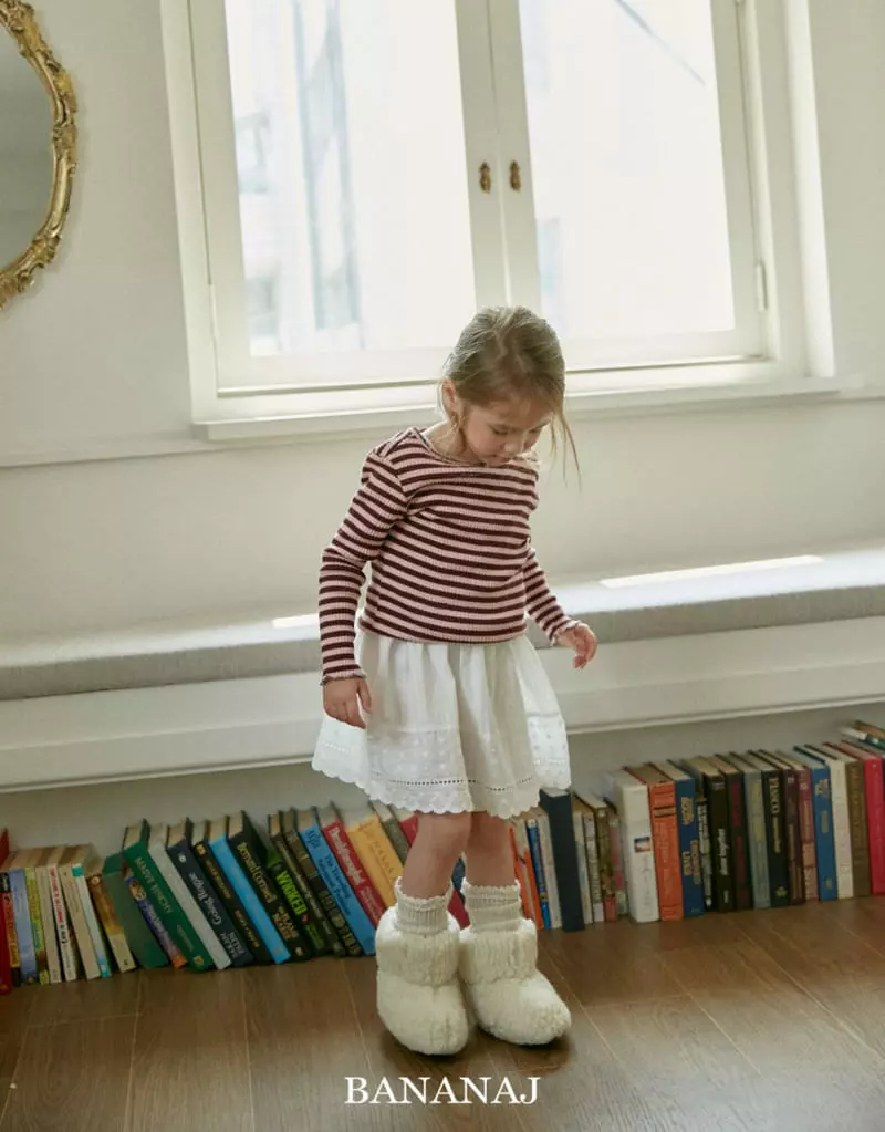 Banana J - Korean Children Fashion - #kidsstore - Som Stripes Tee - 10
