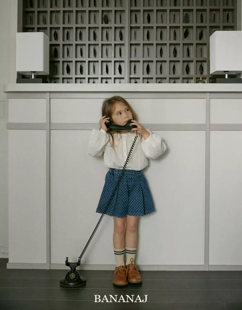 Banana J - Korean Children Fashion - #Kfashion4kids - Wrinkle Skirt Shorts - 4