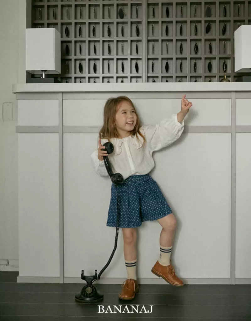 Banana J - Korean Children Fashion - #magicofchildhood - Wrinkle Skirt Shorts - 5