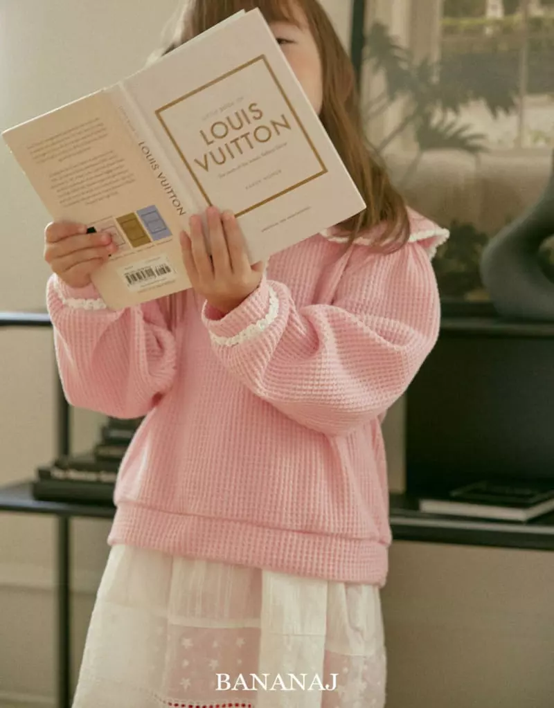 Banana J - Korean Children Fashion - #prettylittlegirls - Pionny Collar Tee - 6