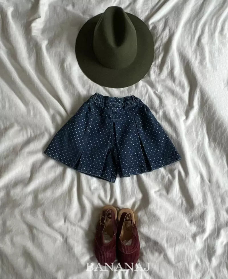 Banana J - Korean Children Fashion - #stylishchildhood - Wrinkle Skirt Shorts - 10