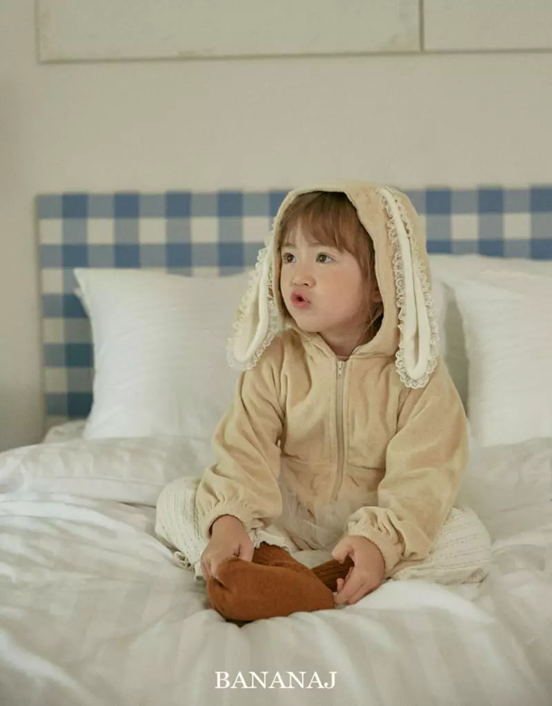 Banana J - Korean Children Fashion - #todddlerfashion - Rabbit Hoody Jumper - 6