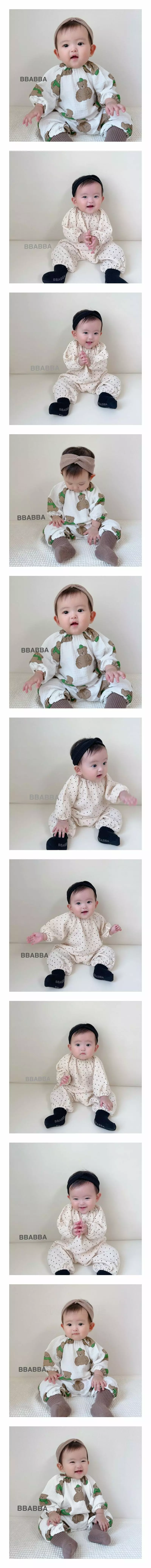 Bbabba - Korean Baby Fashion - #babyoninstagram - Long Bodysuit