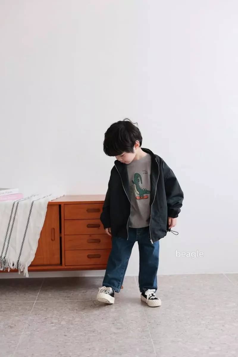 Beagle - Korean Children Fashion - #designkidswear - Crocodile Paint Tee - 12
