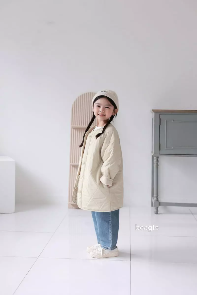 Beagle - Korean Children Fashion - #discoveringself - Baba Quilting Top Bottom Set