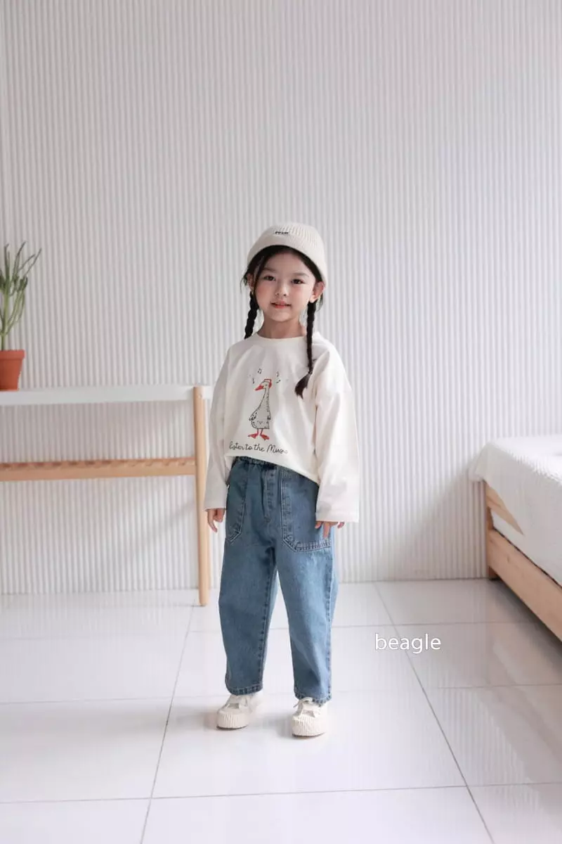 Beagle - Korean Children Fashion - #prettylittlegirls - Standard Jeans