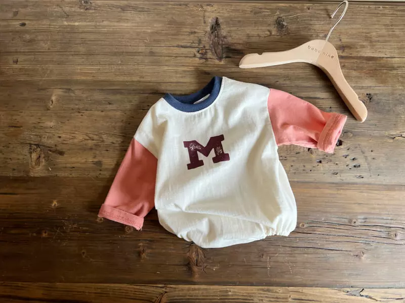 Bebe Nine - Korean Baby Fashion - #babyclothing - M Color Bodysuit - 2