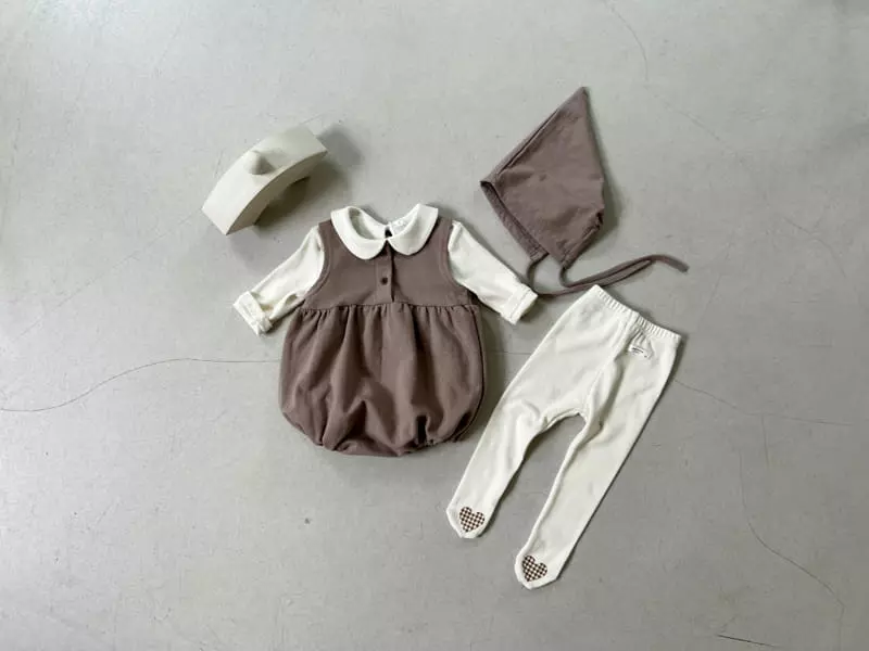 Bebe Nine - Korean Baby Fashion - #babyfashion - Check Foot Leggings - 6