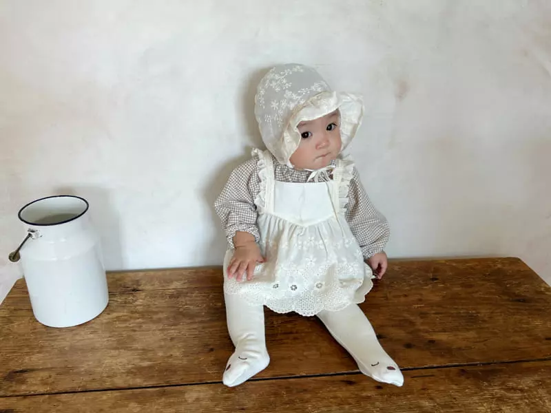 Bebe Nine - Korean Baby Fashion - #babyfashion - Lace Apron - 5
