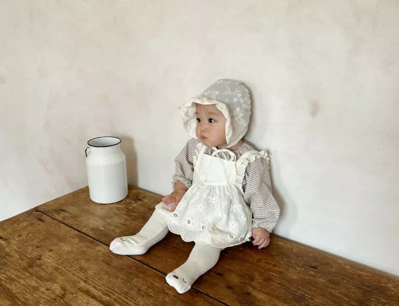 Bebe Nine - Korean Baby Fashion - #babyfever - Lace Apron - 6
