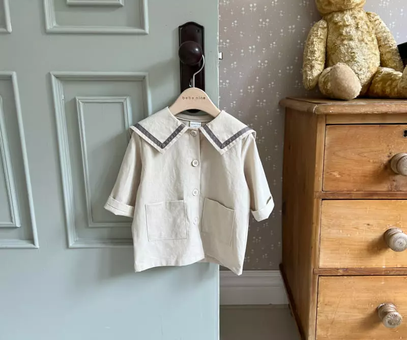 Bebe Nine - Korean Baby Fashion - #babyfever - Sailor Coat - 2