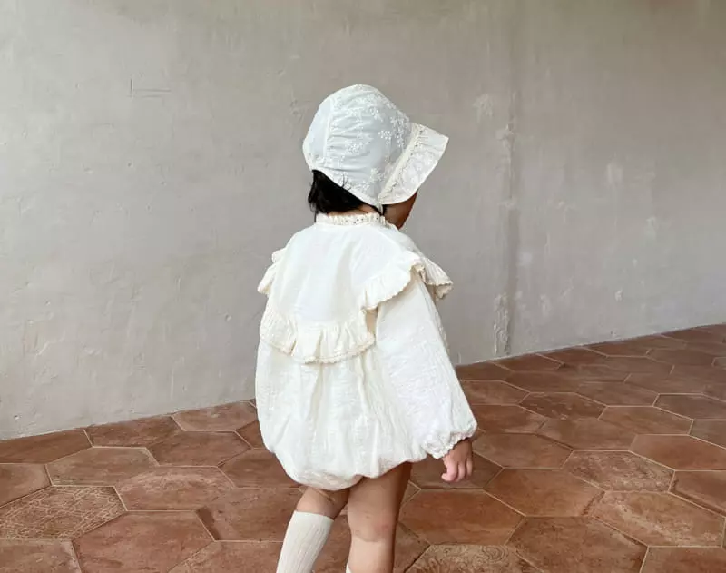 Bebe Nine - Korean Baby Fashion - #babygirlfashion - Twist Frill Bodysuit - 9
