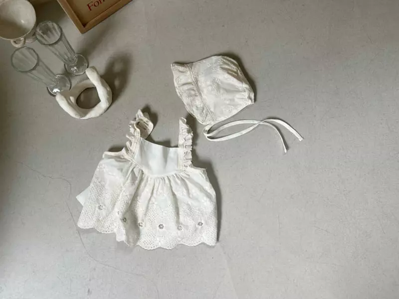 Bebe Nine - Korean Baby Fashion - #babyoninstagram - Lace Apron - 9