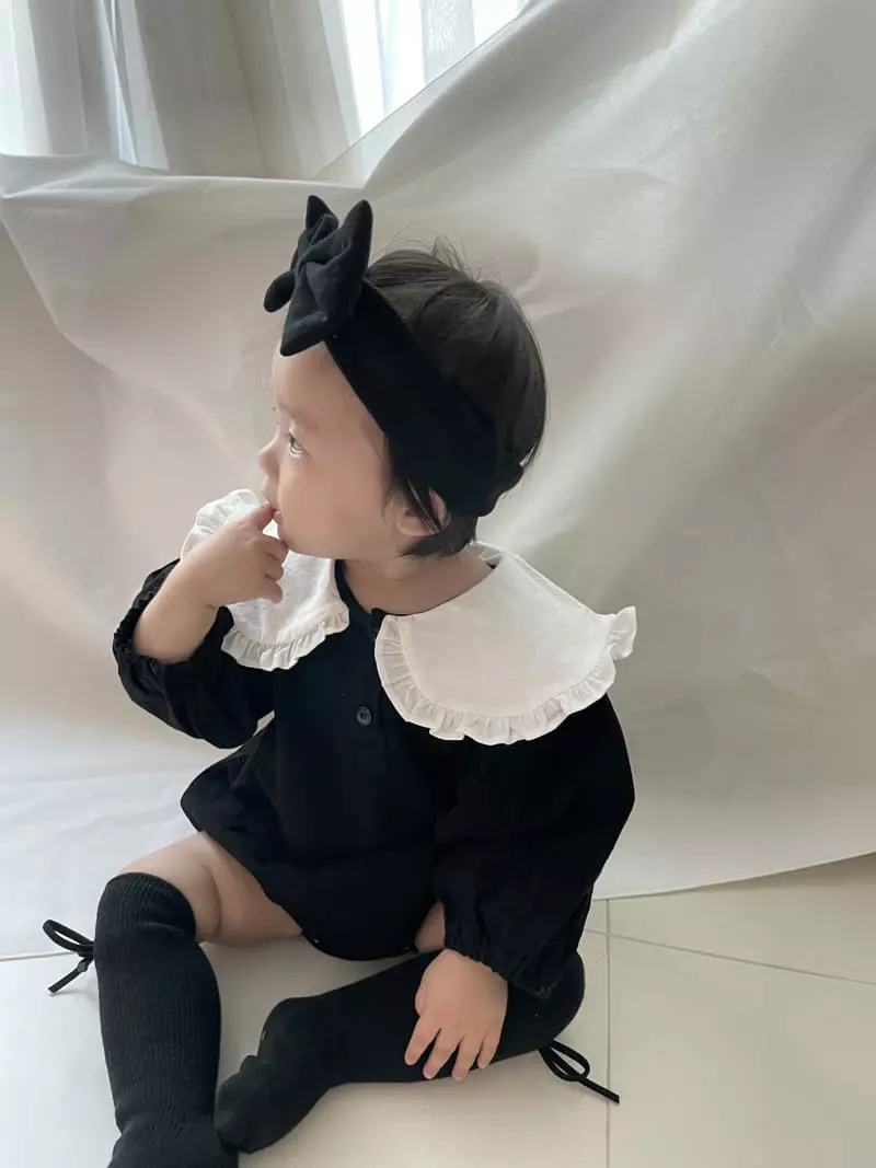 Bebe Nine - Korean Baby Fashion - #babyoutfit - Made Frill Bodysuit - 2