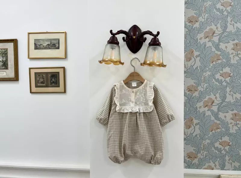 Bebe Nine - Korean Baby Fashion - #onlinebabyshop - Lace Bonbon Bodysuit - 6