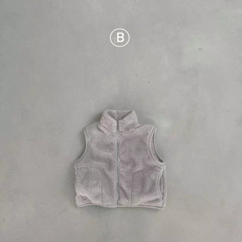 Bella Bambina - Korean Baby Fashion - #babyboutique - B BBB Fleece Vest - 12