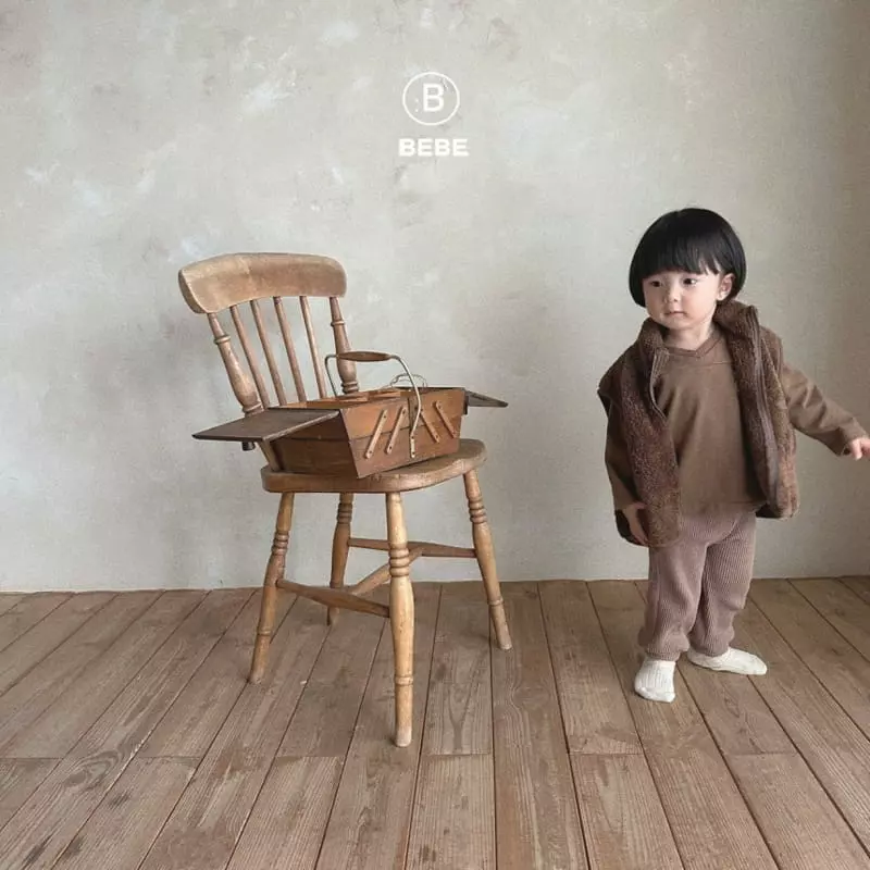 Bella Bambina - Korean Baby Fashion - #babyboutiqueclothing - B V Neck Bear Tee - 11