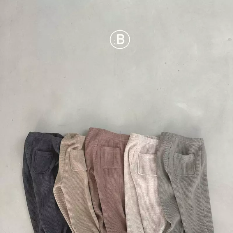 Bella Bambina - Korean Baby Fashion - #babyboutiqueclothing - B Nudy Waffle Pants - 9
