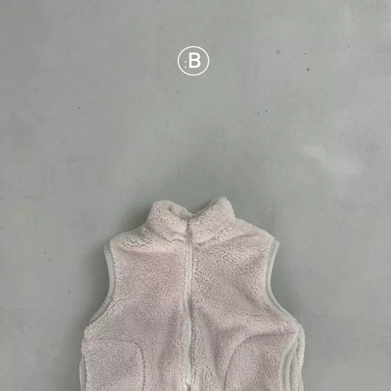 Bella Bambina - Korean Baby Fashion - #babyootd - B BBB Fleece Vest - 5
