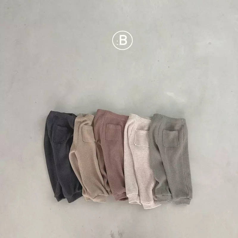 Bella Bambina - Korean Baby Fashion - #babyootd - B Nudy Waffle Pants