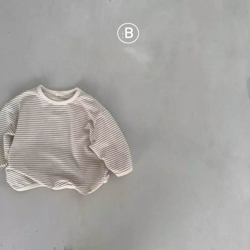 Bella Bambina - Korean Baby Fashion - #babyoutfit - B Paul Stripes Tee - 3