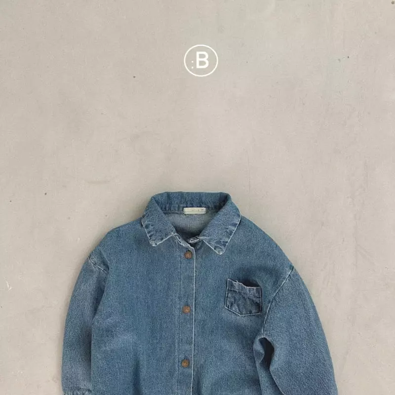 Bella Bambina - Korean Baby Fashion - #onlinebabyshop - B Bard Denim Shirt - 9
