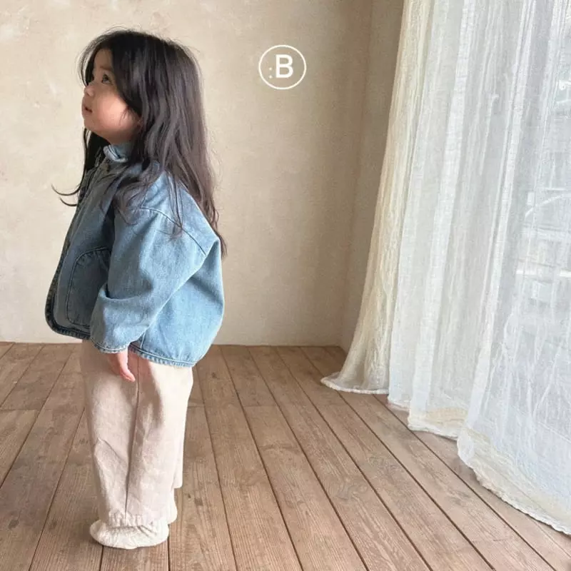 Bella Bambina - Korean Children Fashion - #childofig - Yoco Piping Denim Jacket - 8