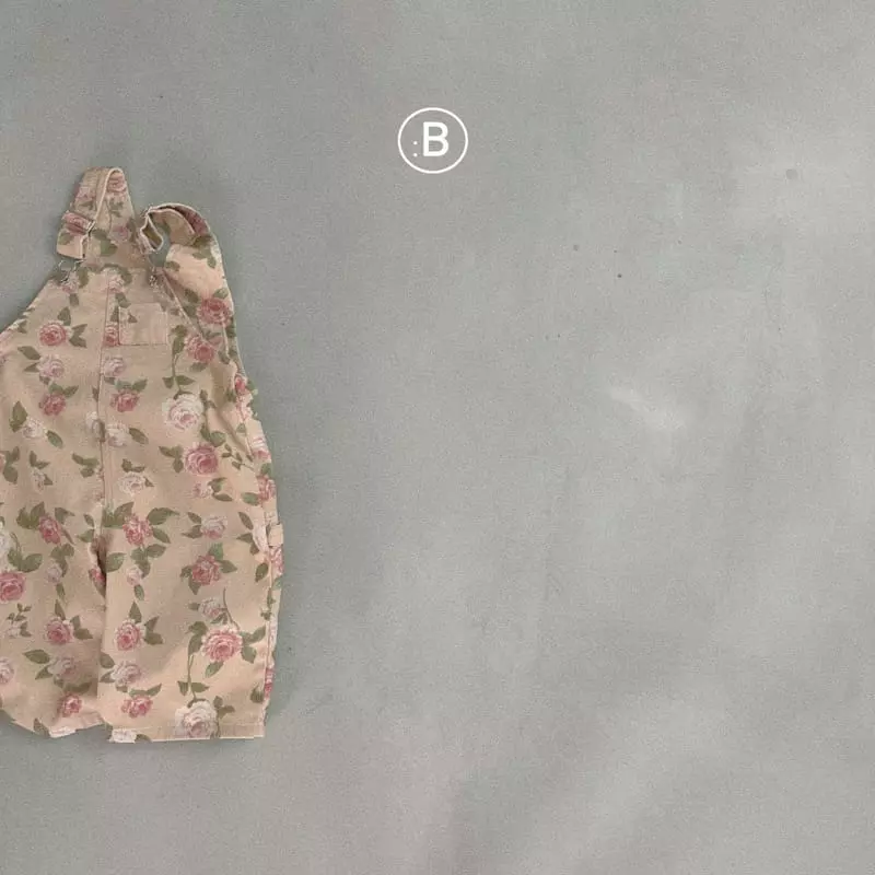 Bella Bambina - Korean Children Fashion - #designkidswear - Hush Flower Dungarees Pants