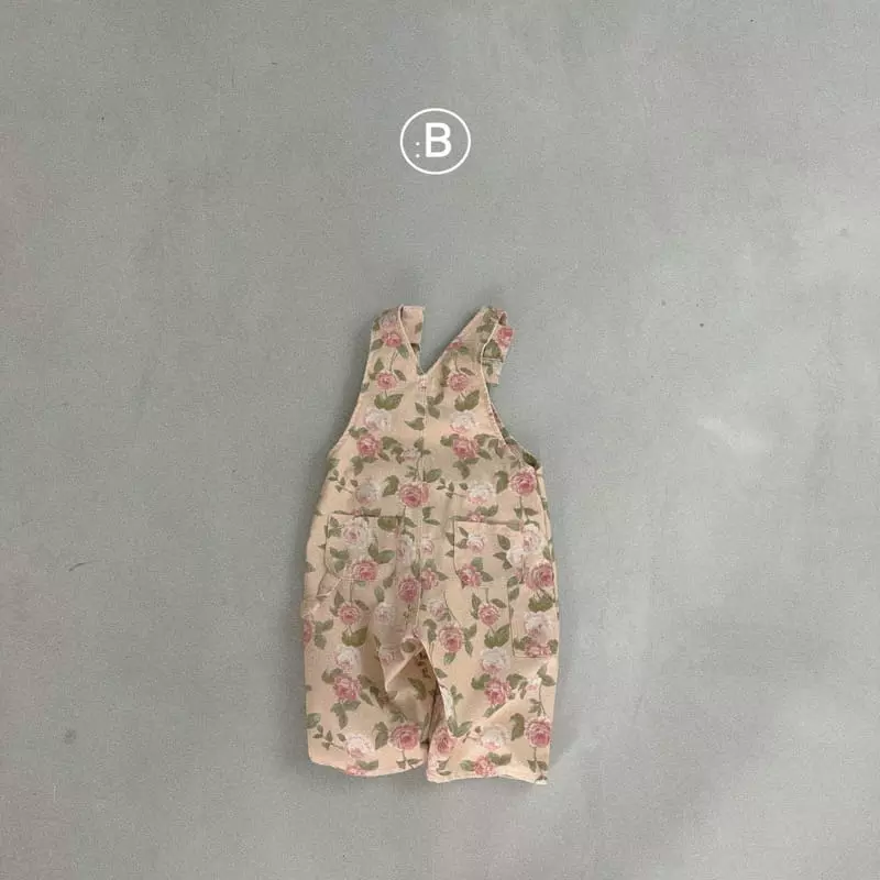 Bella Bambina - Korean Children Fashion - #fashionkids - Hush Flower Dungarees Pants - 3