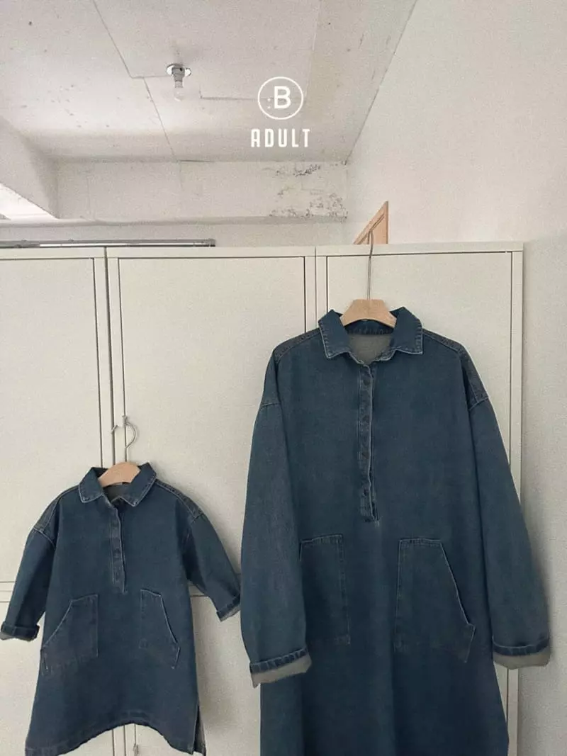 Bella Bambina - Korean Women Fashion - #momslook - M Dem Long Denim One-piece - 8