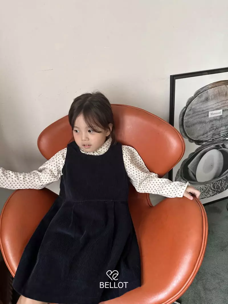 Bellot - Korean Children Fashion - #designkidswear - Corduroy One-piece - 2