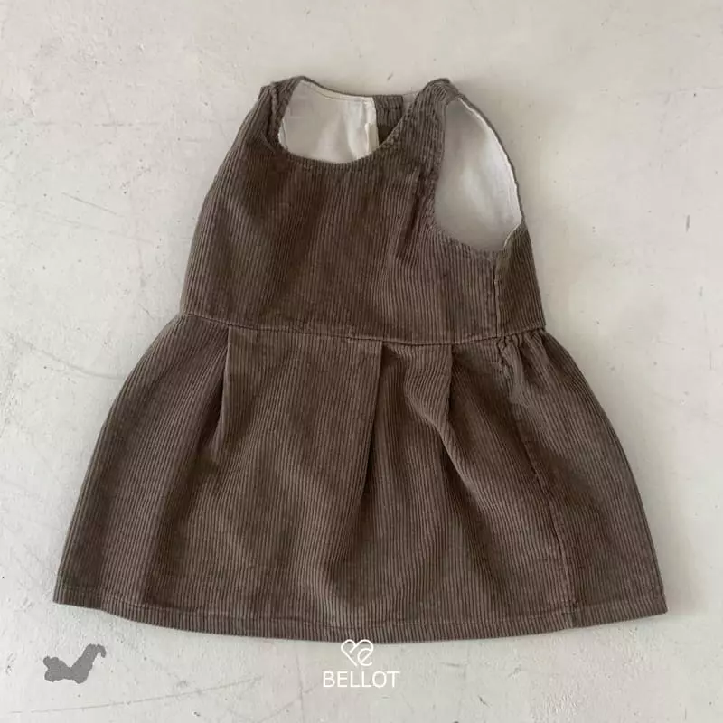 Bellot - Korean Children Fashion - #magicofchildhood - Corduroy One-piece - 10