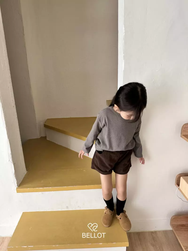 Bellot - Korean Children Fashion - #prettylittlegirls - Din Din Stripes Tee - 3