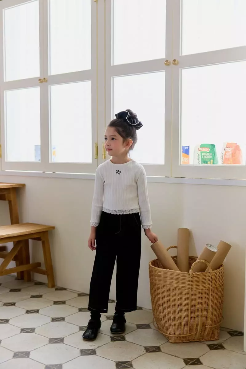 Berry Berry - Korean Children Fashion - #childofig - Two Heart Tee - 6