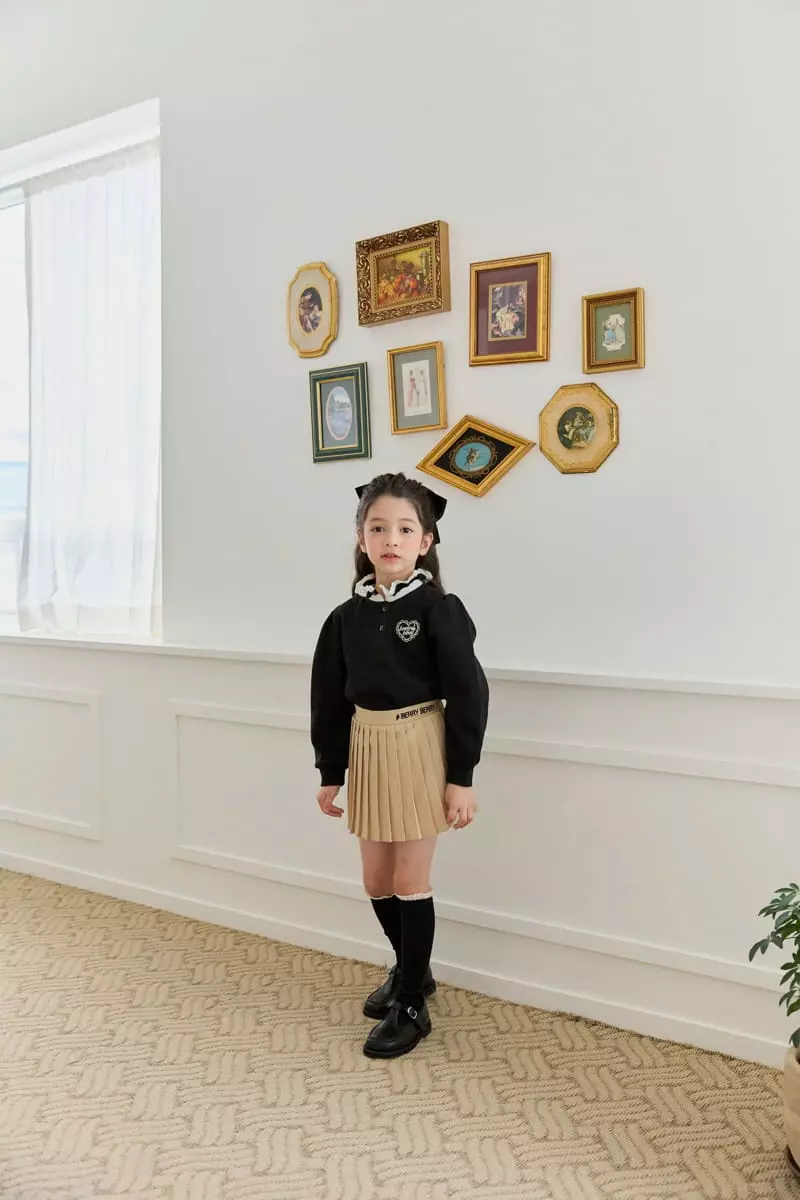 Berry Berry - Korean Children Fashion - #prettylittlegirls - Berry Collar Tee - 7