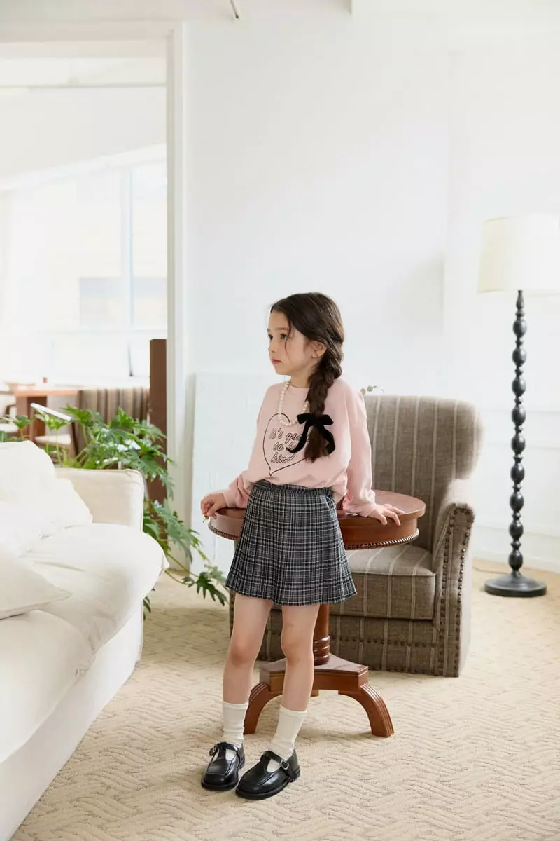 Berry Berry - Korean Children Fashion - #prettylittlegirls - Anna Check Skirt - 2