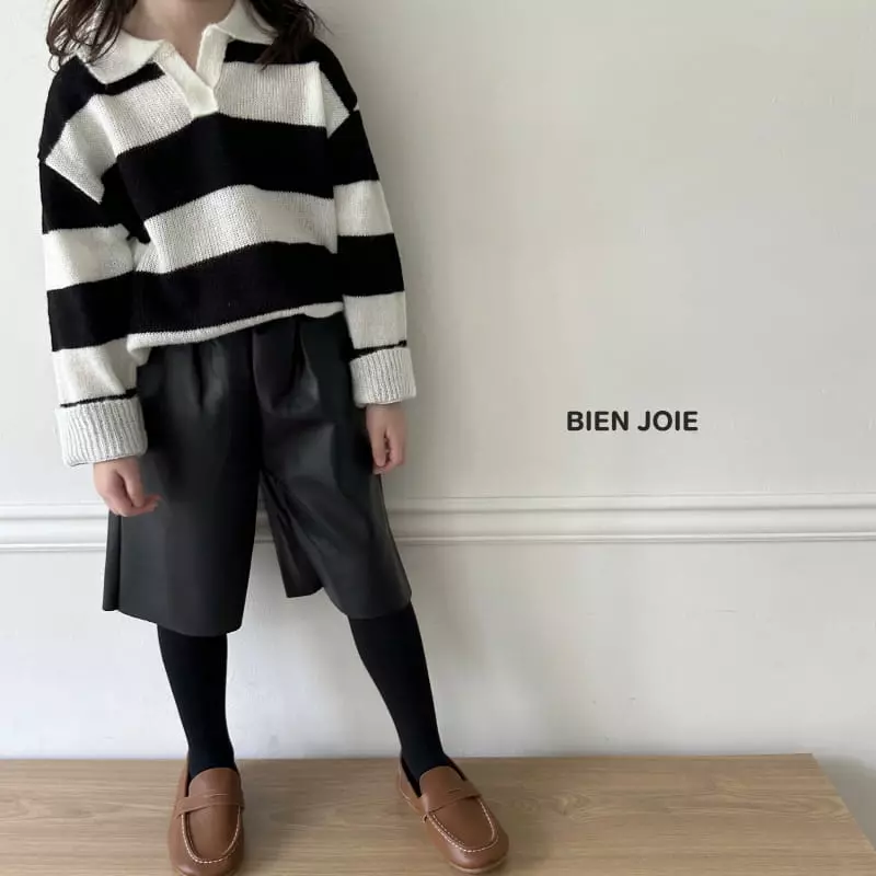 Bien Joie - Korean Children Fashion - #kidzfashiontrend - Poling Knit Tee - 4
