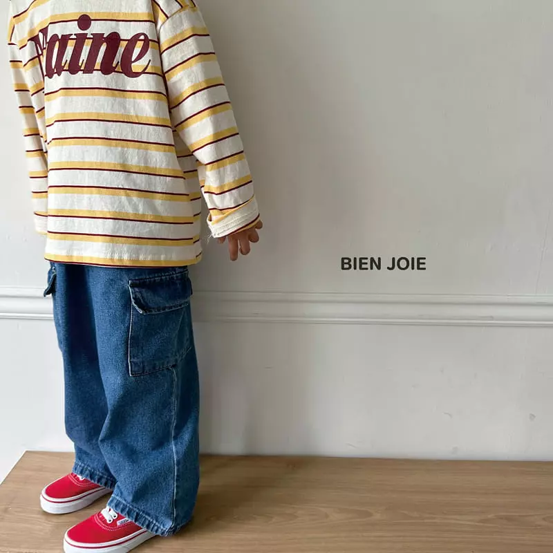 Bien Joie - Korean Children Fashion - #fashionkids - Mix Jeans - 5
